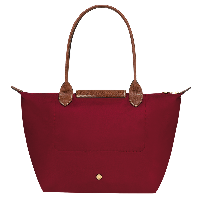 Sac cabas M Le Pliage Original , Toile recyclée - Rouge  - Vue 4 de 5
