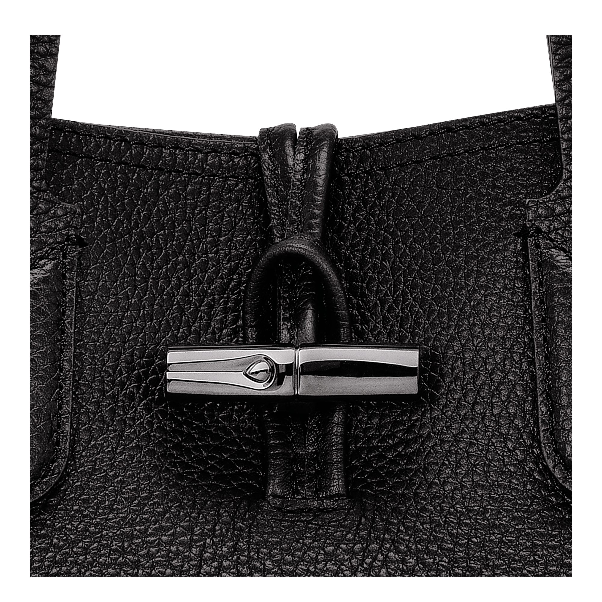 Le Roseau Essential M Tote bag Black Leather Longchamp CA