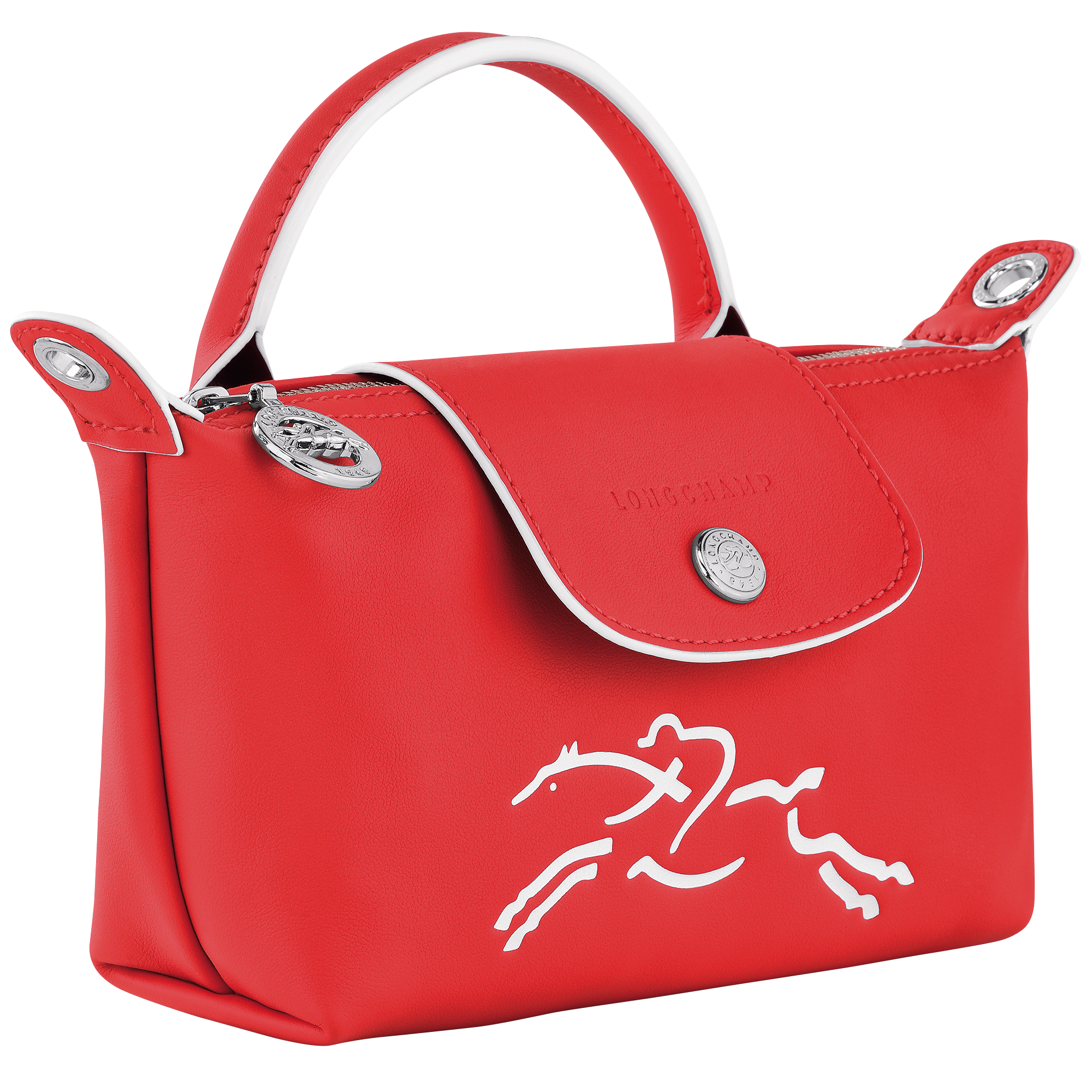 Longchamp Le Pliage Xtra Pouch, Red