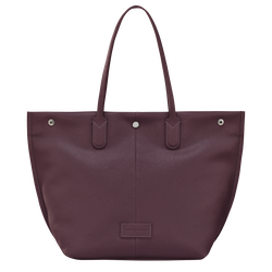 Essential L Tote bag , Eggplant - Leather