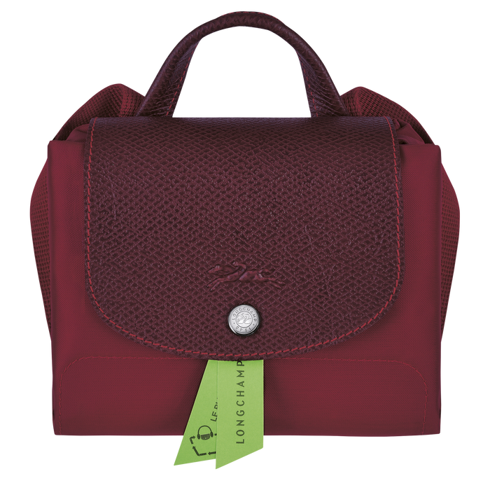 Le Pliage Green Backpack, Red
