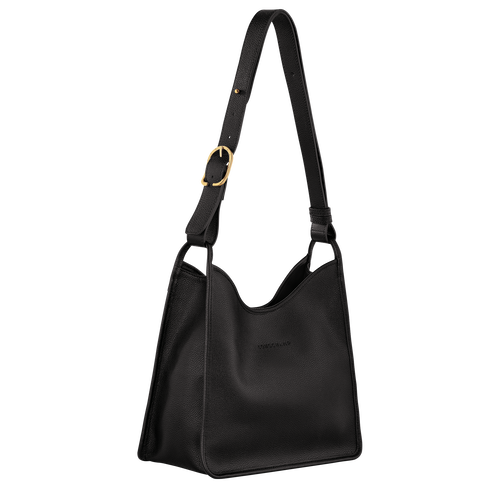 Le Foulonné M Hobo bag , Black - Leather - View 3 of 5