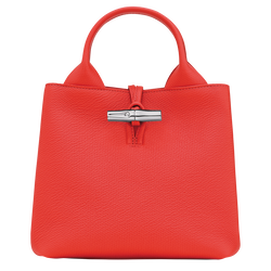 Le Roseau S Handbag , Vermilion - Leather