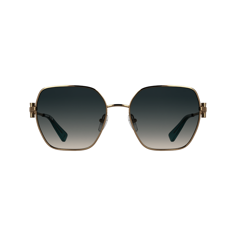 Lunettes de soleil , M&eacute;tal - Ambre dor&eacute;/D&eacute;grad&eacute; fum&eacute;  - Vue 1 de 2