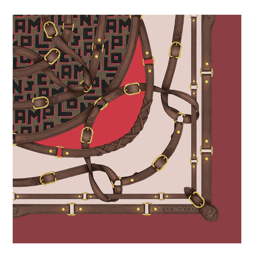 Collezione Autunno-Inverno 2021 Foulard di seta,  Rosso