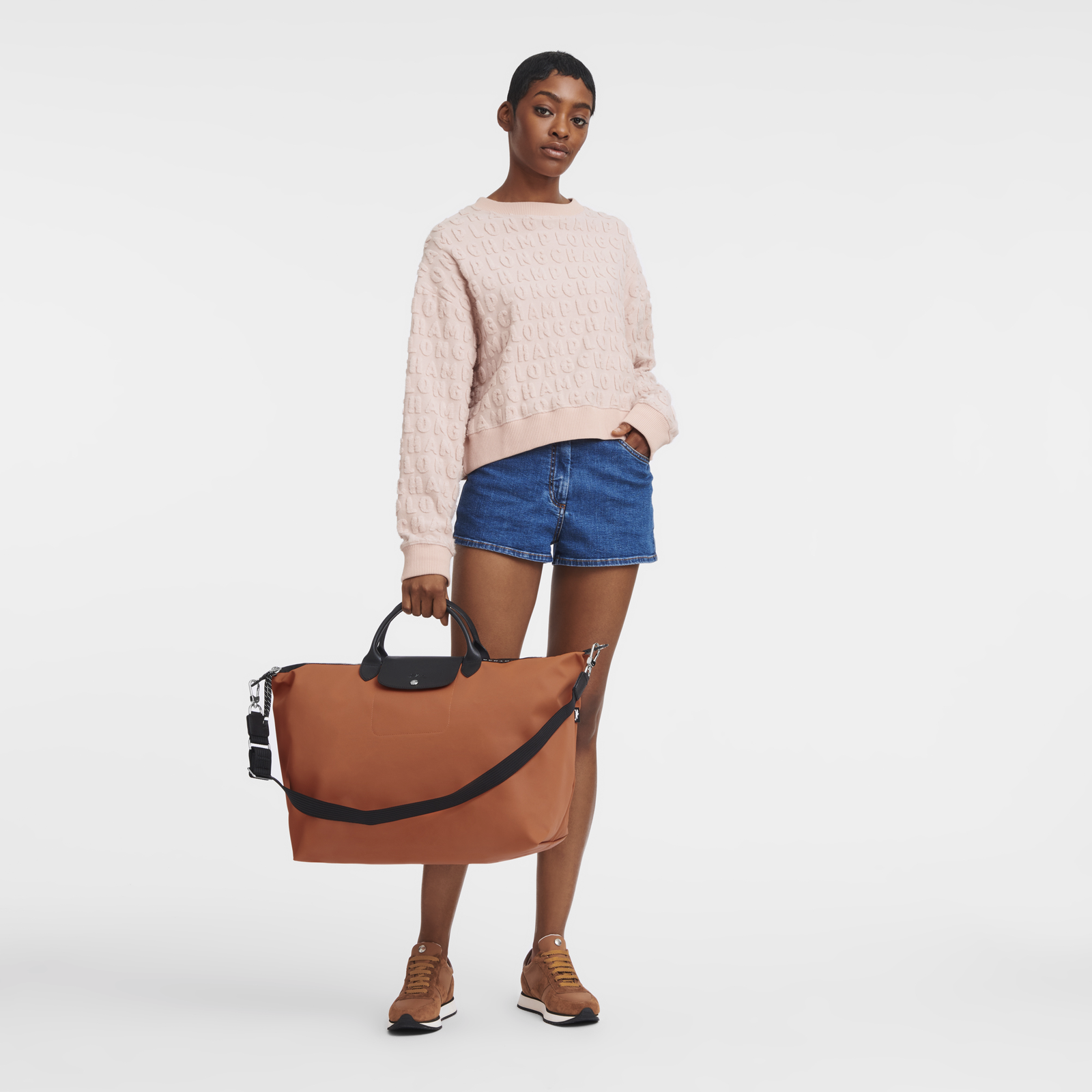 Le Pliage Energy S Travel bag Sienna Recycled canvas Longchamp US