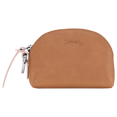Portemonnaie Longchamp Pocket , Leder - Naturel