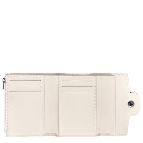 Portefeuille compact, Ivoire Vue 2 de Portefeuille compact, Ivoire, hi-res