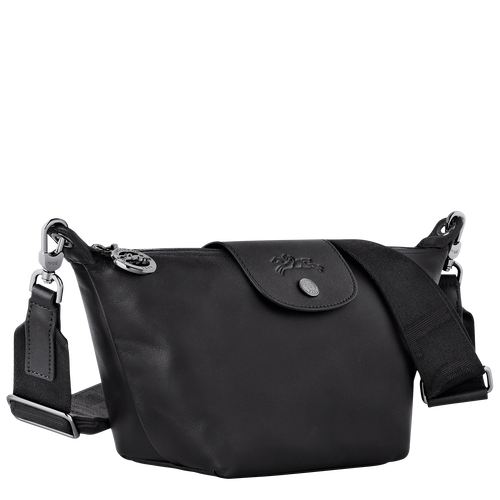 Sac bandoulière XS Le Pliage Xtra , Cuir - Noir - Vue 3 de 6