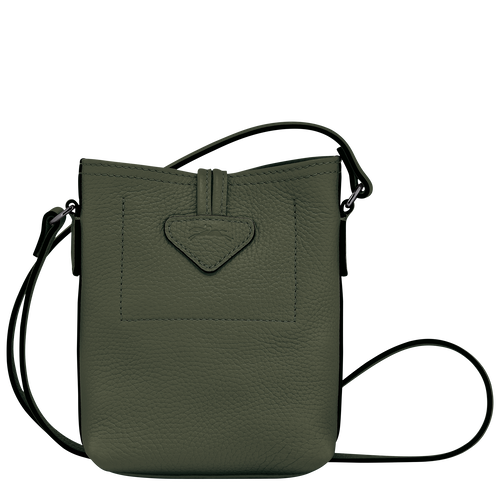 Le Roseau Essential XS Crossbody bag , Khaki - Leather - View 4 of  5