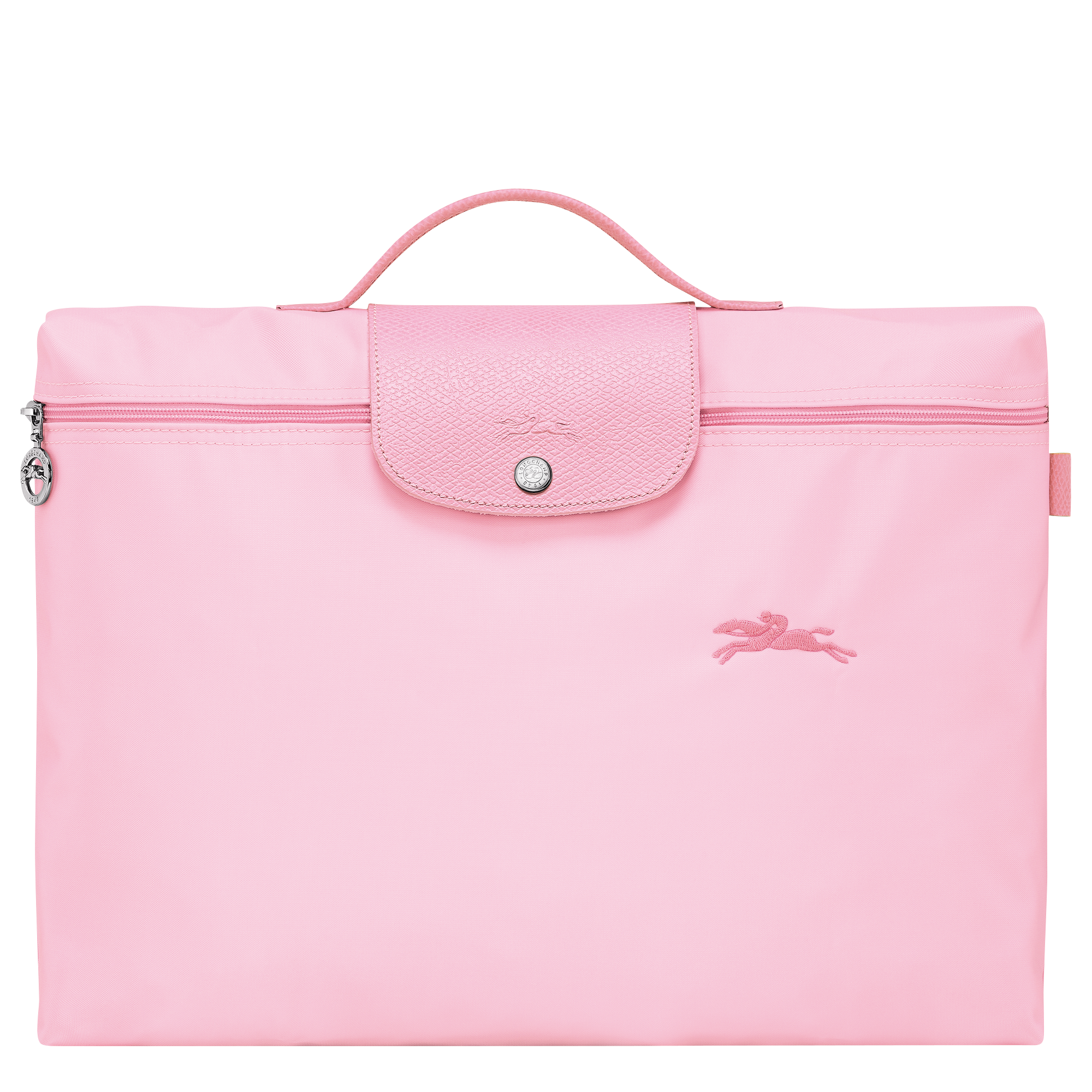 Le Pliage Green S Briefcase Pink - Recycled canvas (L2182919P75