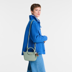 Le Pliage Xtra Handbag , Celadon - Leather