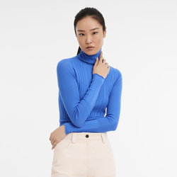 Fall/Winter 2023 Collection Sweater , Cobalt - Wool