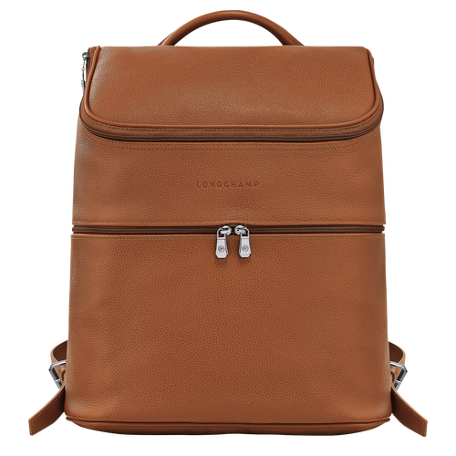 Le Foulonné Backpack , Caramel - Leather - View 1 of  4