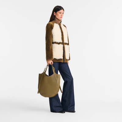 Le Foulonné Shopper XL , Kappertjes - Leder