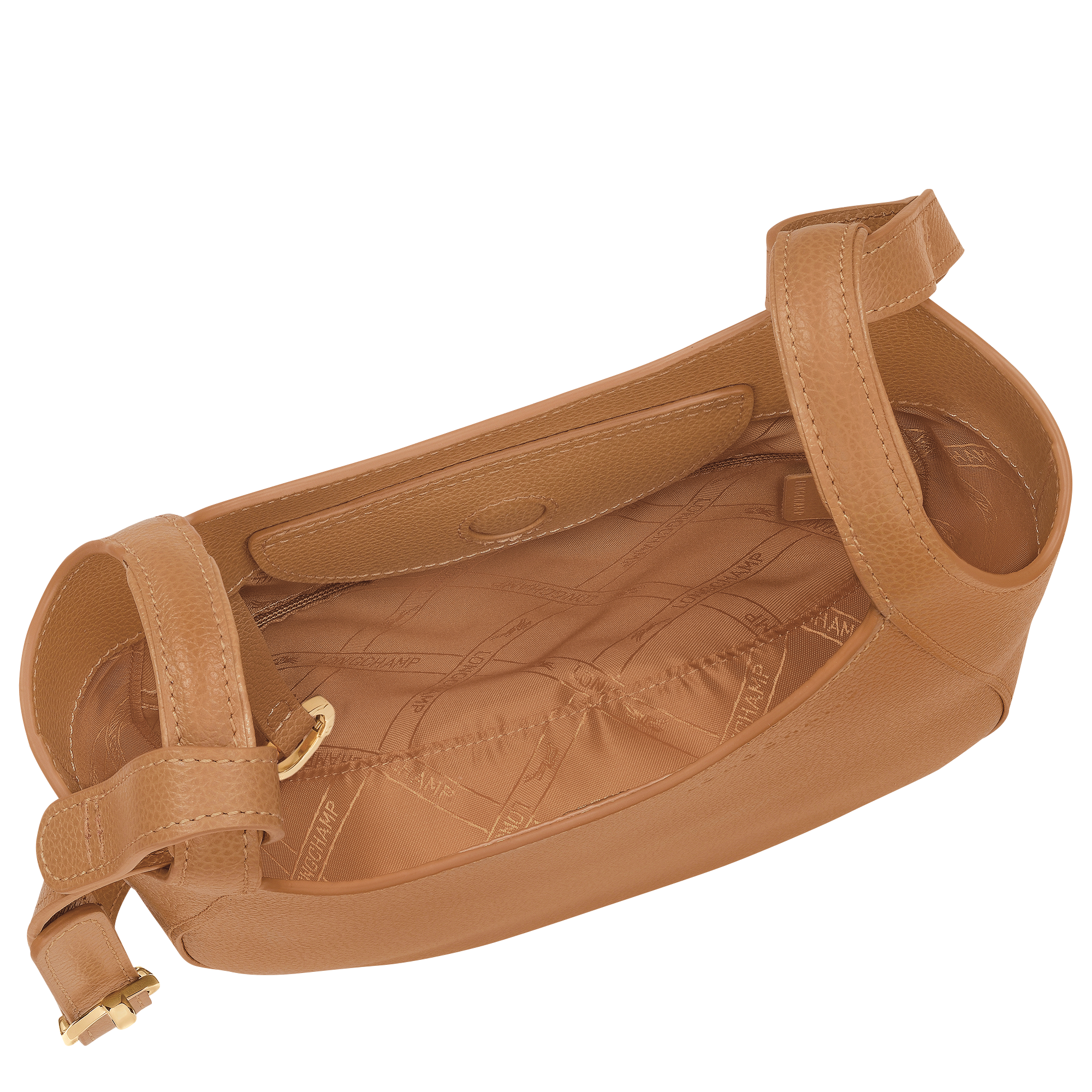 Le Foulonn&eacute; Crossbody bag S, Pecan