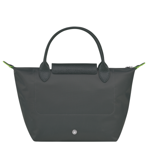 Handtasche S Le Pliage Green , Recyceltes Canvas - Graphitgrau - Ansicht 4 von 6