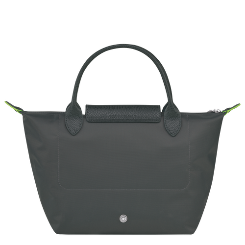 Handtasche S Le Pliage Green , Recyceltes Canvas - Graphitgrau - Ansicht 4 von 5