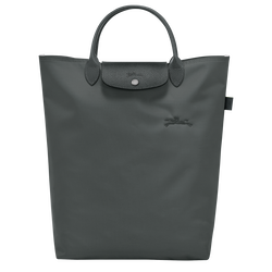Le Pliage Green M Tote bag , Graphite - Canvas