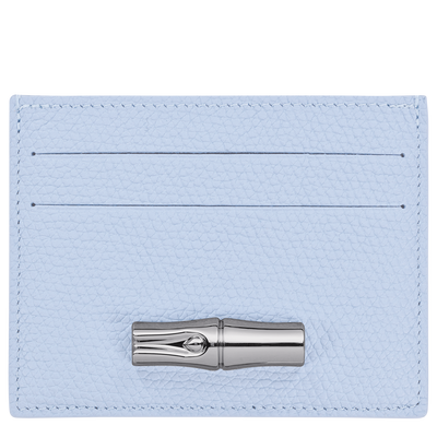 Le Roseau Card holder , Wave - Leather