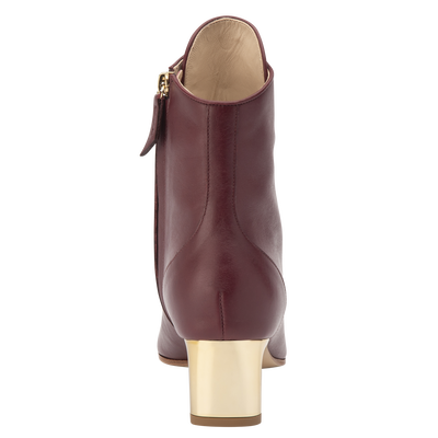 La Patineuse Botas bajas de tac&oacute;n alto, Burdeos