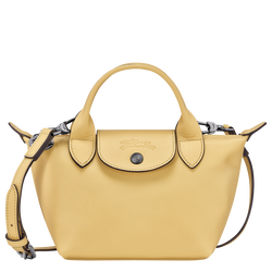 Le Pliage Xtra XS Handbag , Wheat - Leather