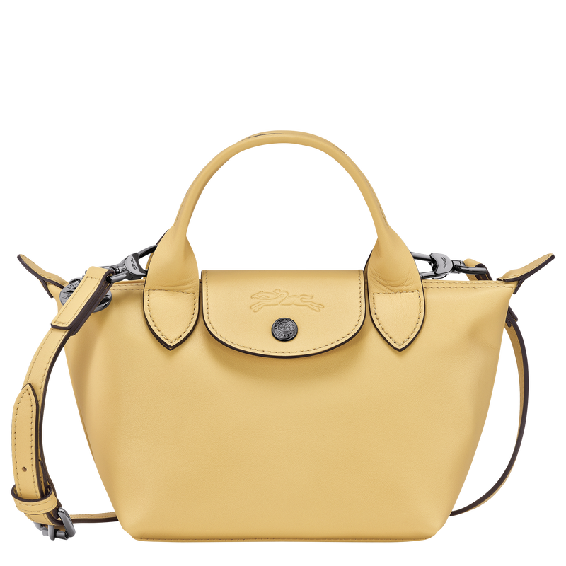Le Pliage Xtra XS Handbag , Wheat - Leather  - View 1 of  6