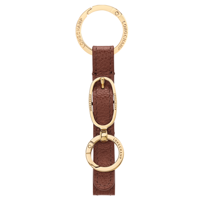 Schlüsselanhänger Le Foulonné , Leder - Kaffee