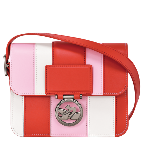 Sac bandoulière S Box-Trot , Cuir - Orange - Vue 1 de 4