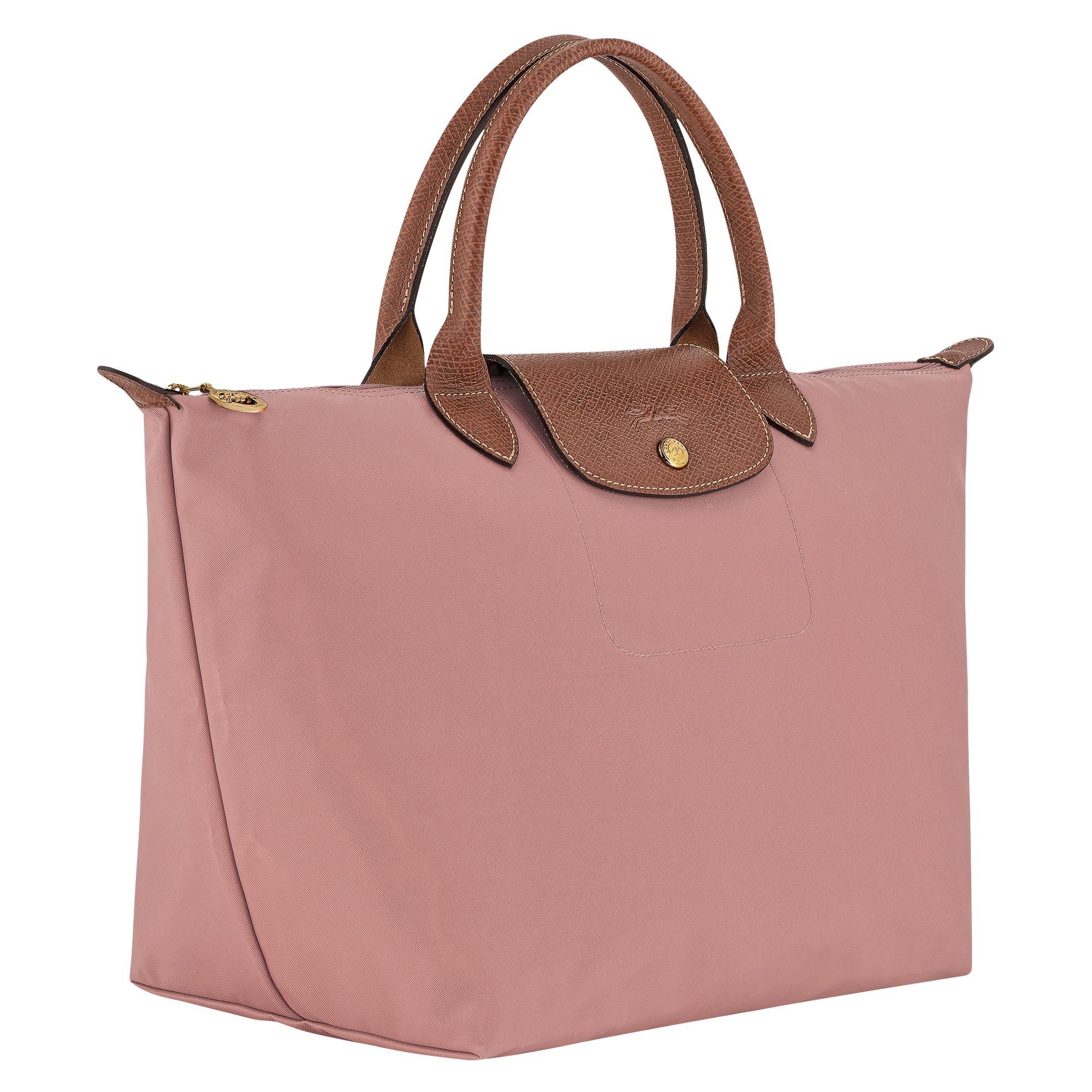 Le Pliage Original Borsa con manico M,  T&egrave; rosa
