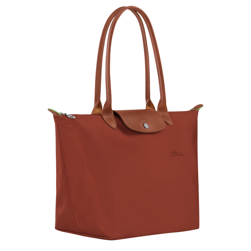 Le Pliage Green L Tote bag , Chestnut - Recycled canvas  - View 3 of  5
