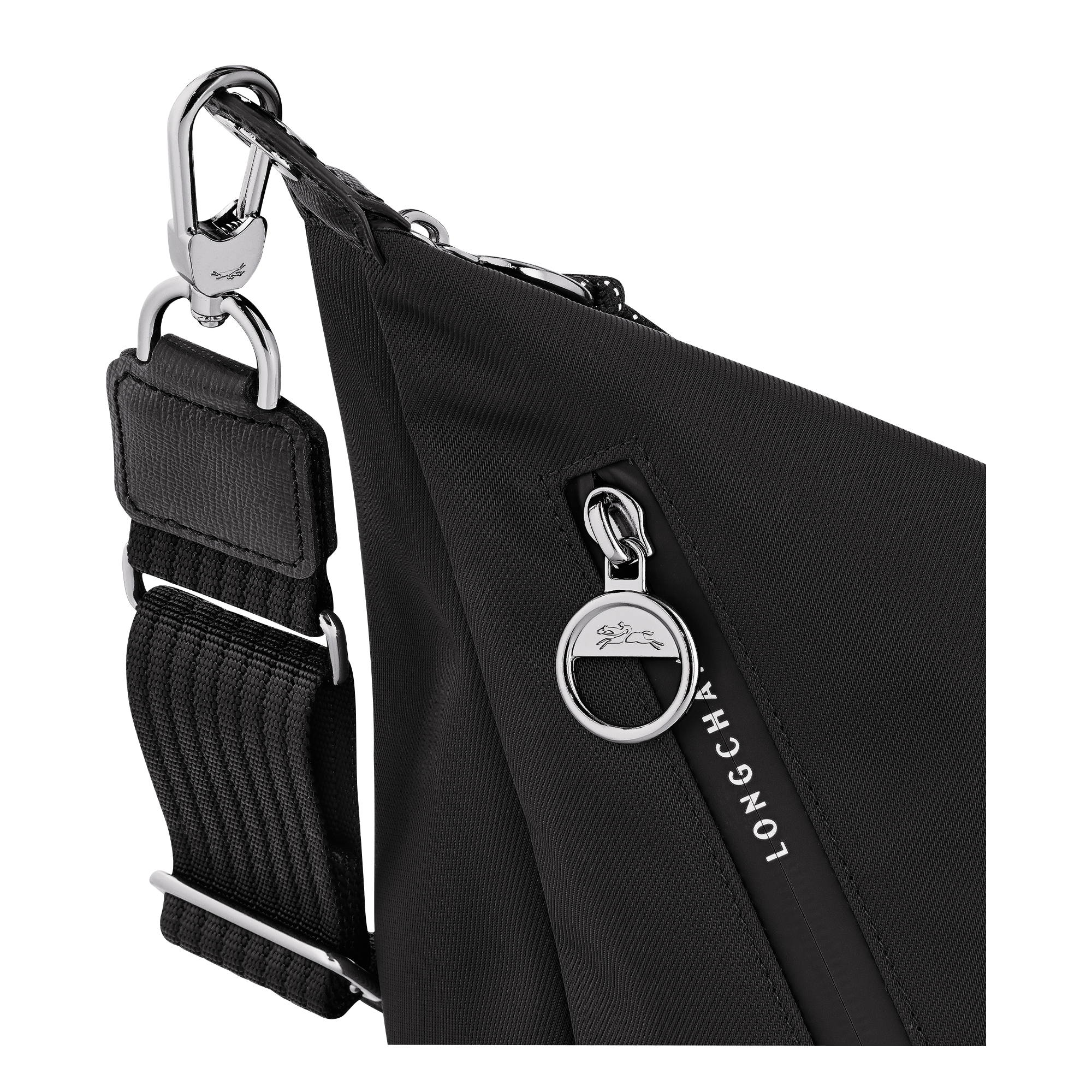 Le Pliage Energy Crossbody Bag Black Canvas Longchamp IE le-pliage-energy-crossbody-bag-black-canvas-longchamp-ie