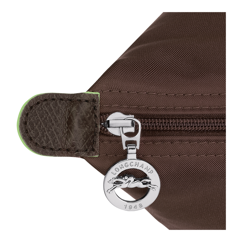 Borsa con manico M Le Pliage Green , Tela riciclata - Moka  - View 6 of  7