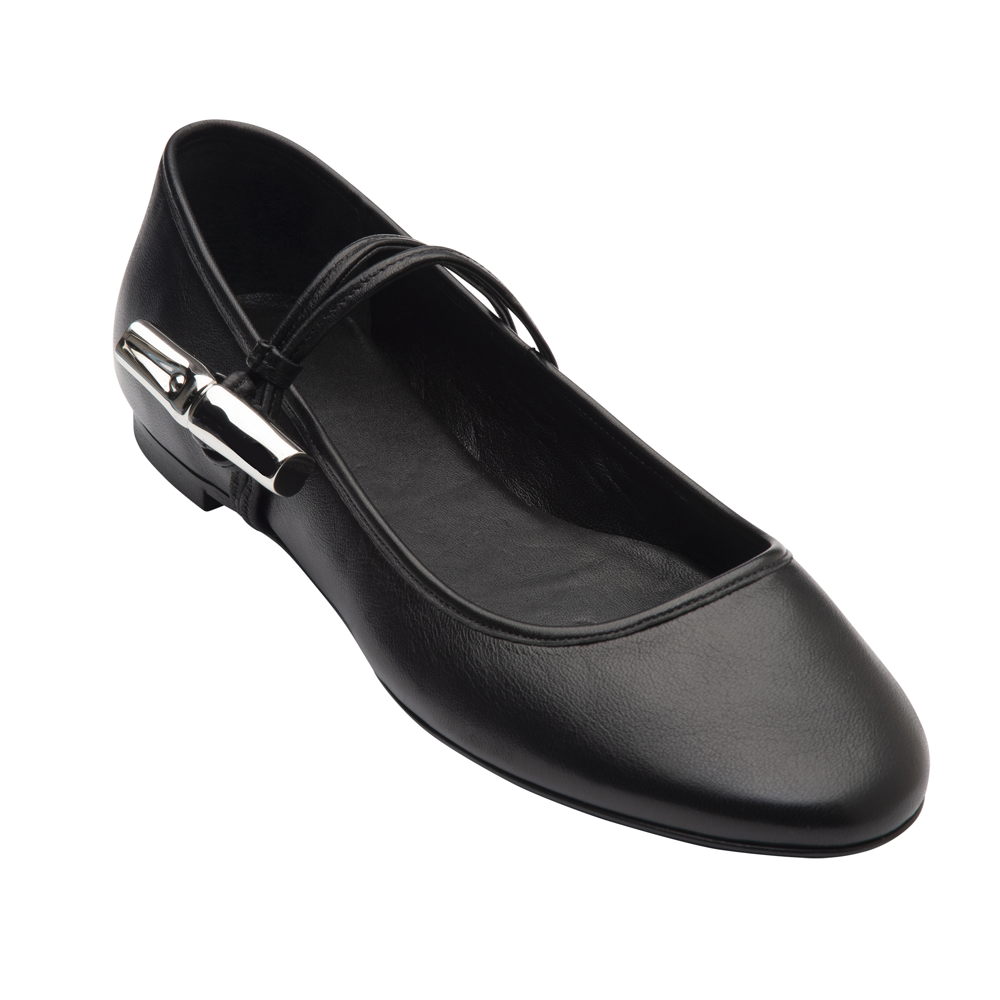 Ballerinas, Black - View 2 of
5 - zoom in Le Roseau Ballerinas, Black