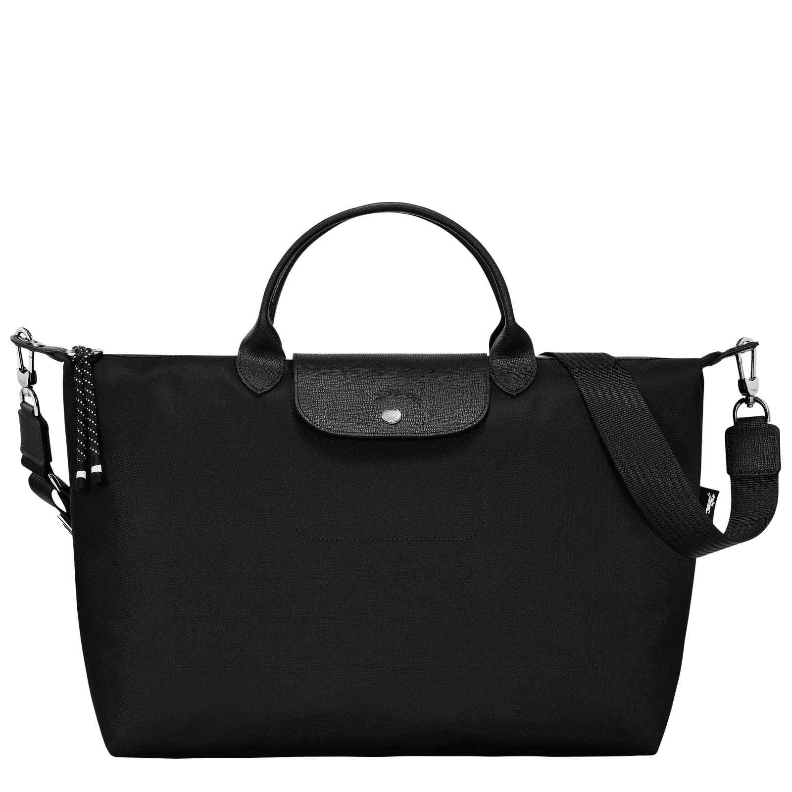 Le Pliage Energy XL Handbag Black Recycled canvas Longchamp SG