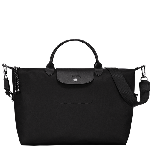 Le Pliage Energy XL Handbag , Black - Recycled canvas - View 1 of  5