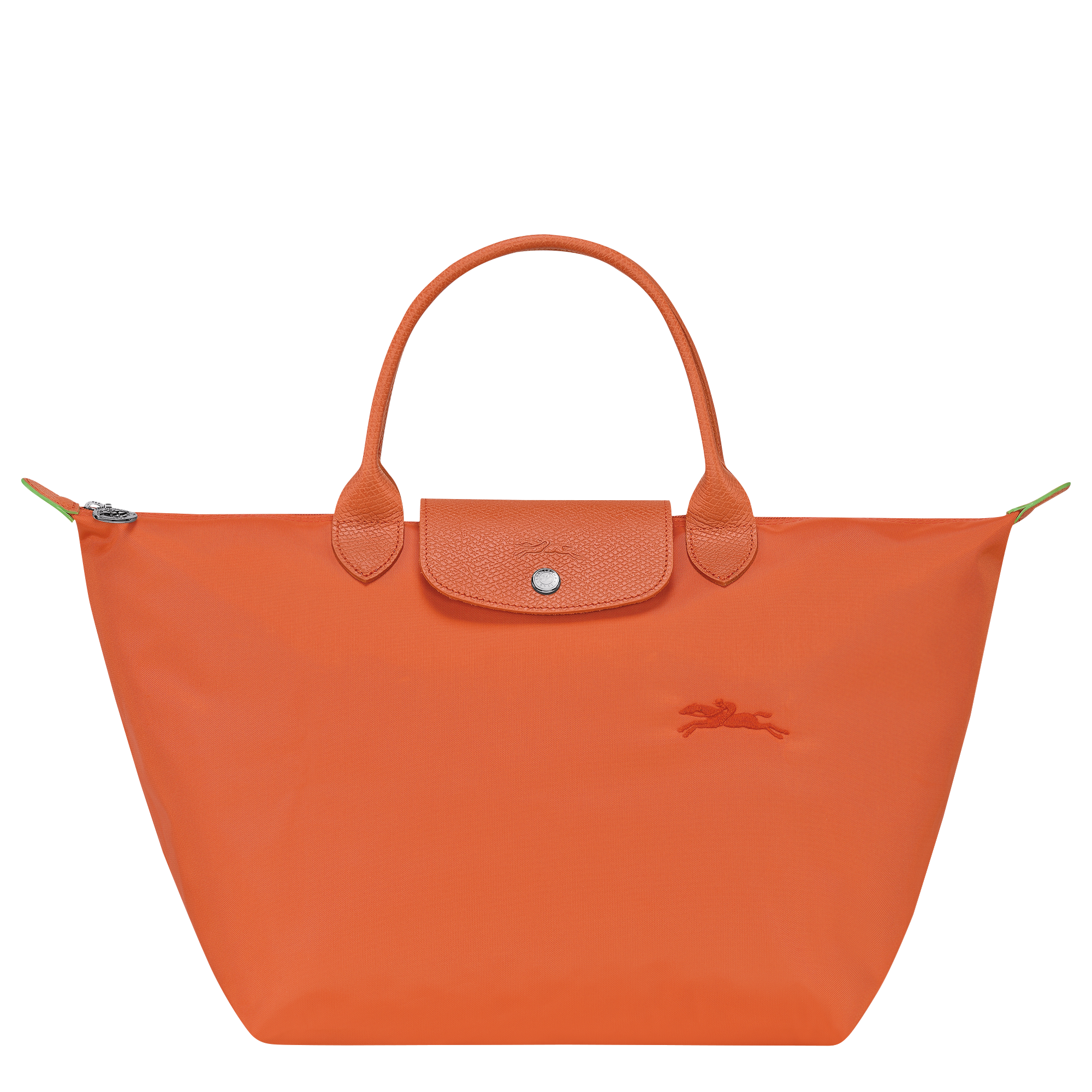 Le Pliage Green Handbag M, Carot