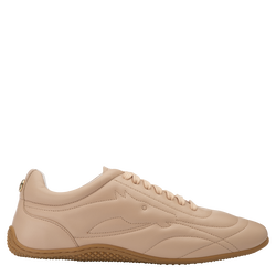 On-The-Go Sneakers , Cream - Leather