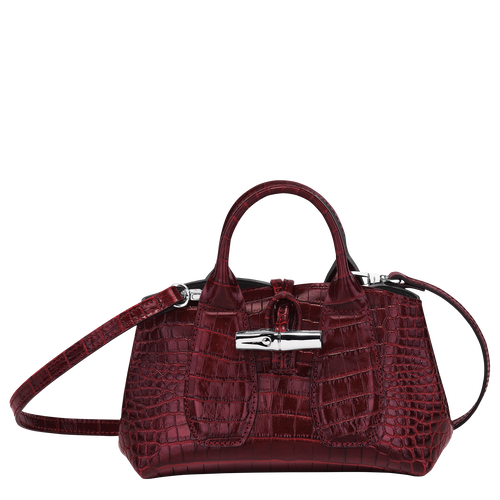 Top handle bag XS Roseau Burgundy (10057HTS009) | Longchamp US