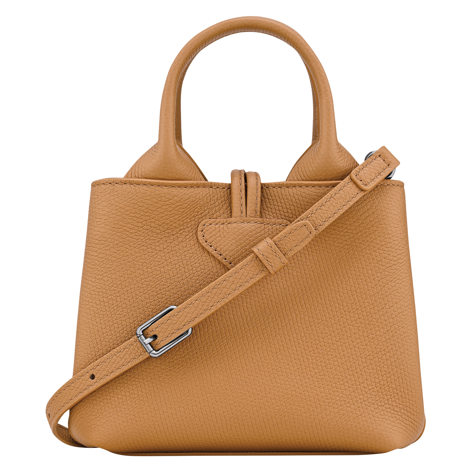 Handbag XS, Walnut - View 4 of
7 - zoom in Le Roseau Handbag XS, Walnut