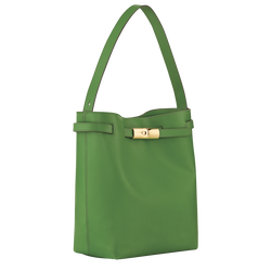 Le Smart L Shoulder bag , Matcha - Leather
