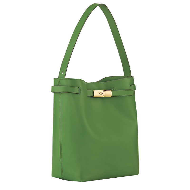 Le Smart Bolso de hombro L , Cuero - Matcha  - Vista 2 de 5