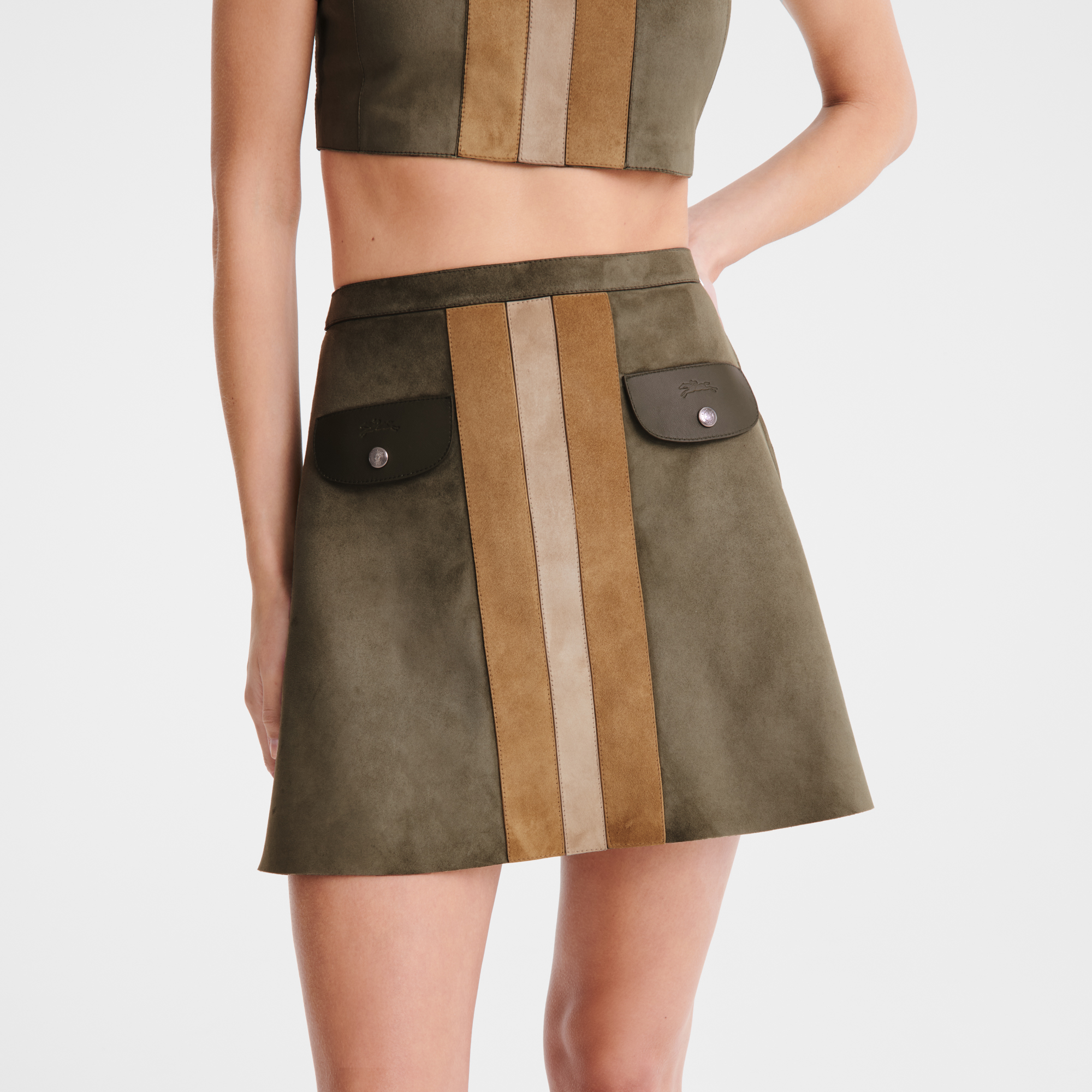 null Skirt, Khaki