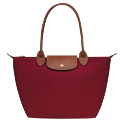 Le Pliage Original M Tote bag , Red - Recycled canvas