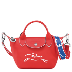 Le Pliage Xtra XS Handbag , Red - Leather