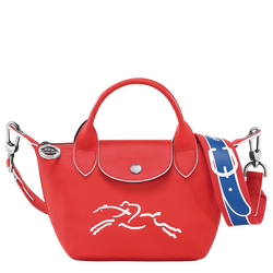 Le Pliage Xtra XS Handbag , Red - Leather