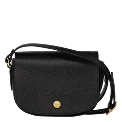 Leather crossbody bag Longchamp Black in Leather - 31286410