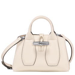 Le Roseau XS Handbag , Ecru - Leather