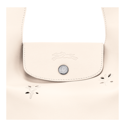 Le Pliage Xtra Schultertasche M, Ecru