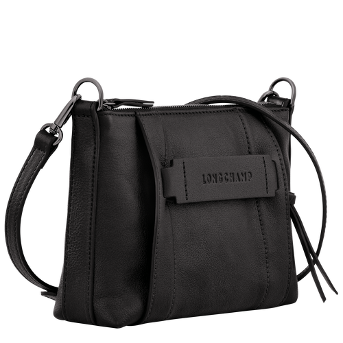 Longchamp 3D S Crossbody bag , Black - Leather - View 3 of 4